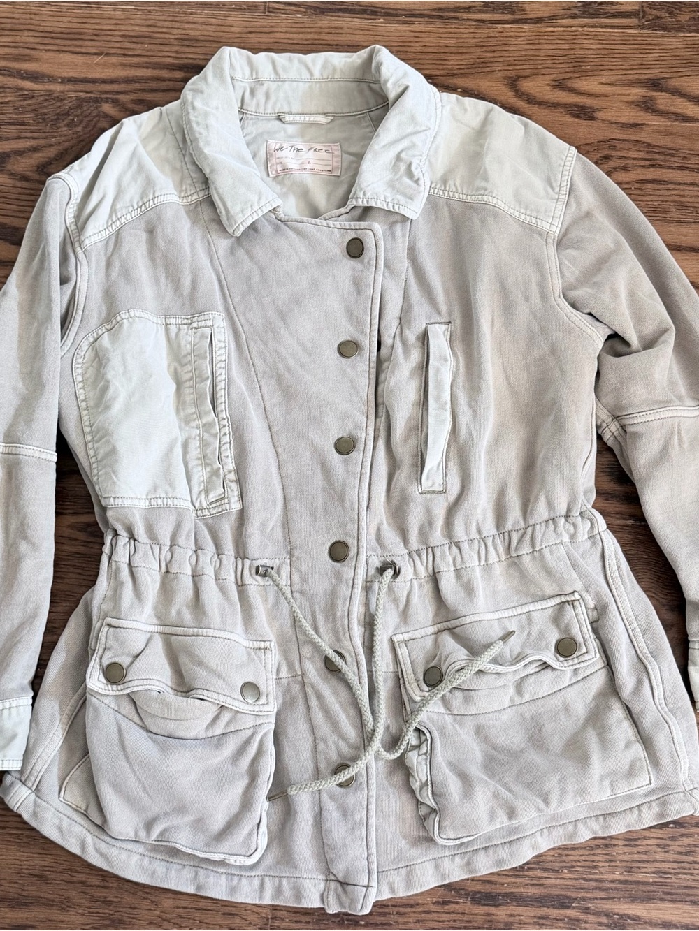 Free People We The Free Saturday Utility Jacket Size L